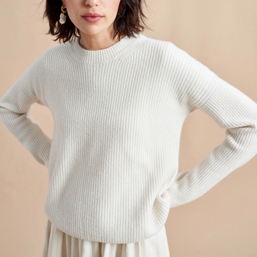 La Ligne Mini Toujours Sweater in Cream
